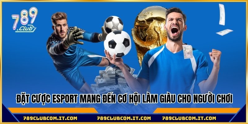 Đặt cược Esport mang đến cơ hội làm giàu cho người chơi